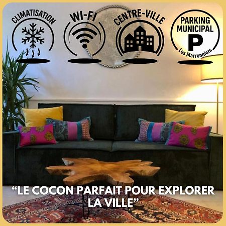 Ulysse, Appartement Spacieux Au Centre Historique D'Uzes En Rez-De-Chaussee Avec Exterieur, Proche Parking Des Marroniers Kültér fotó
