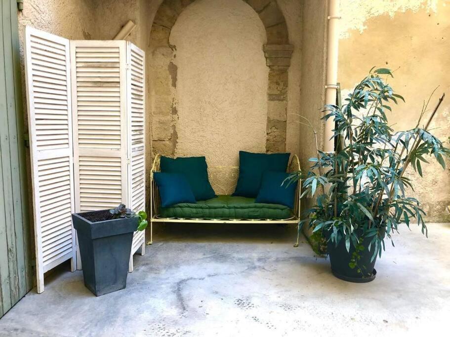 Ulysse, Appartement Spacieux Au Centre Historique D'Uzes En Rez-De-Chaussee Avec Exterieur, Proche Parking Des Marroniers Kültér fotó